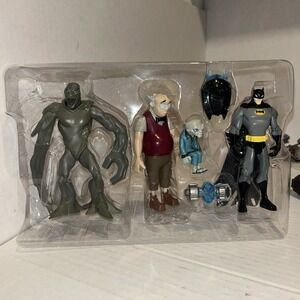 The Batman Triple Pack Action Figures EXP Ventriloquist Scarface Clayface DC A2